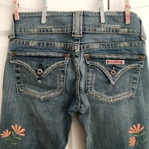 Hudson bootcut short length jeans